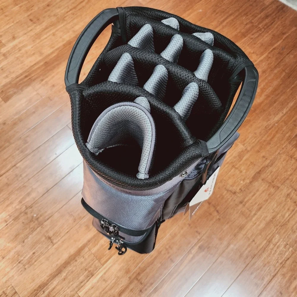 Wilson Feather Golf Cart Bag 14-Way with 3 Dividers & 9 Pockets for Storage